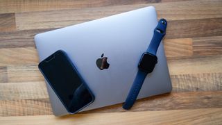 iPhone, Apple Watch and MacBook 