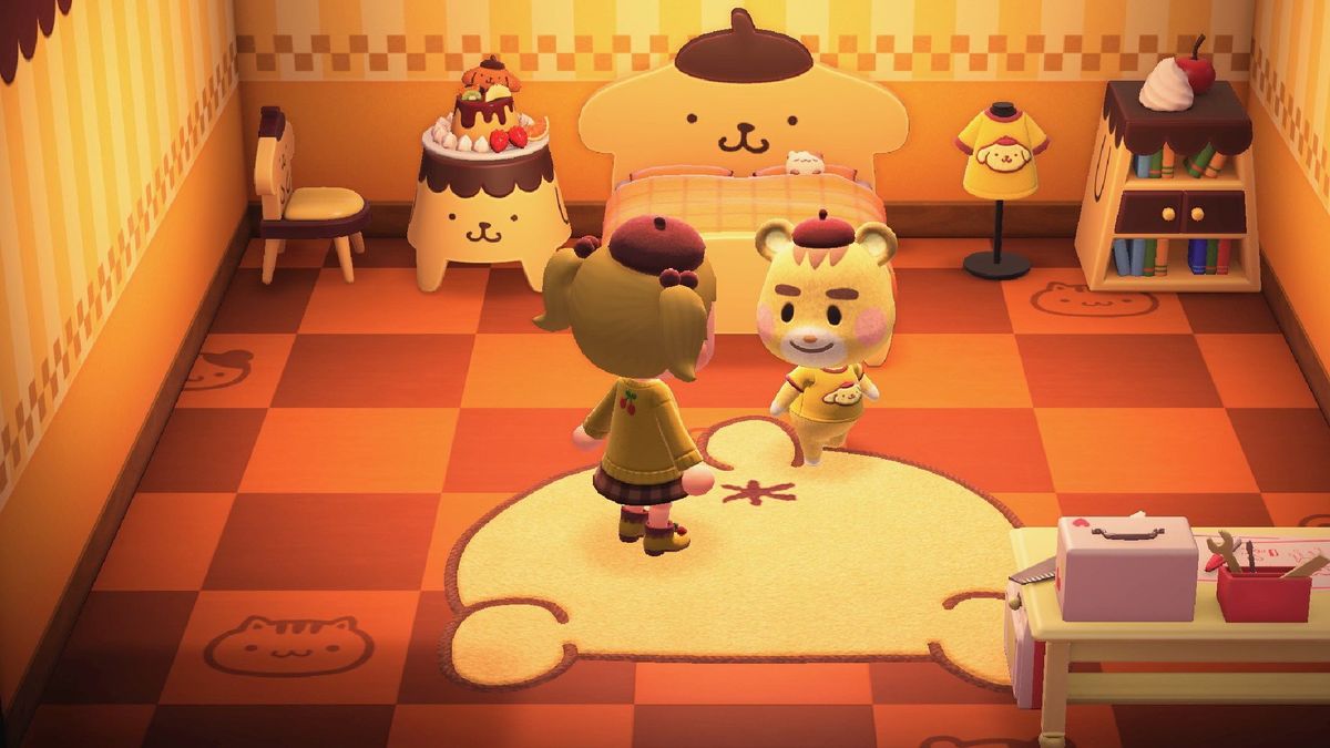 Animal Crossing Sanrio Look At Its Butt