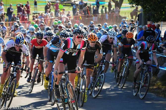 Jeremy Powers (Rapha Focus) taking the hole-shot