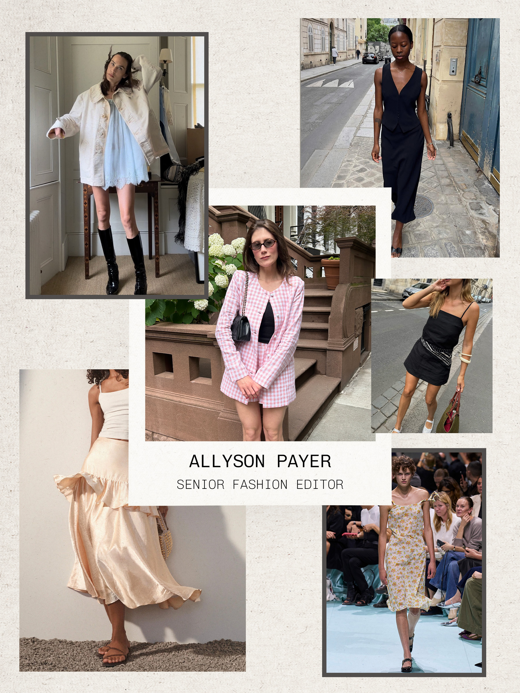 editor mood board shopping summer 2025