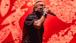 Jesse Leach of Killswitch Engage onstage in 2023