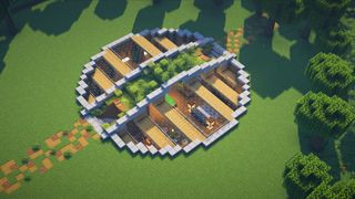 Minecraft builds - an underground base build by SheepGG