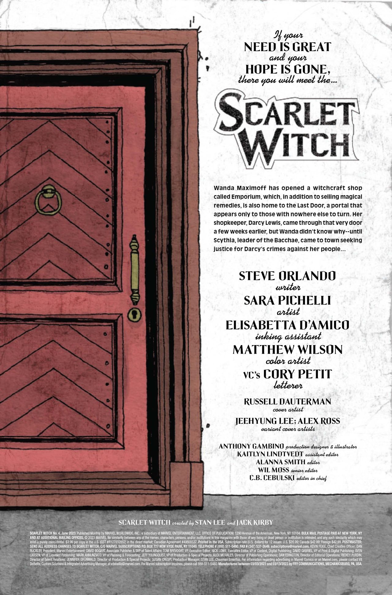 Scarlet Witch faces off against Scythia.