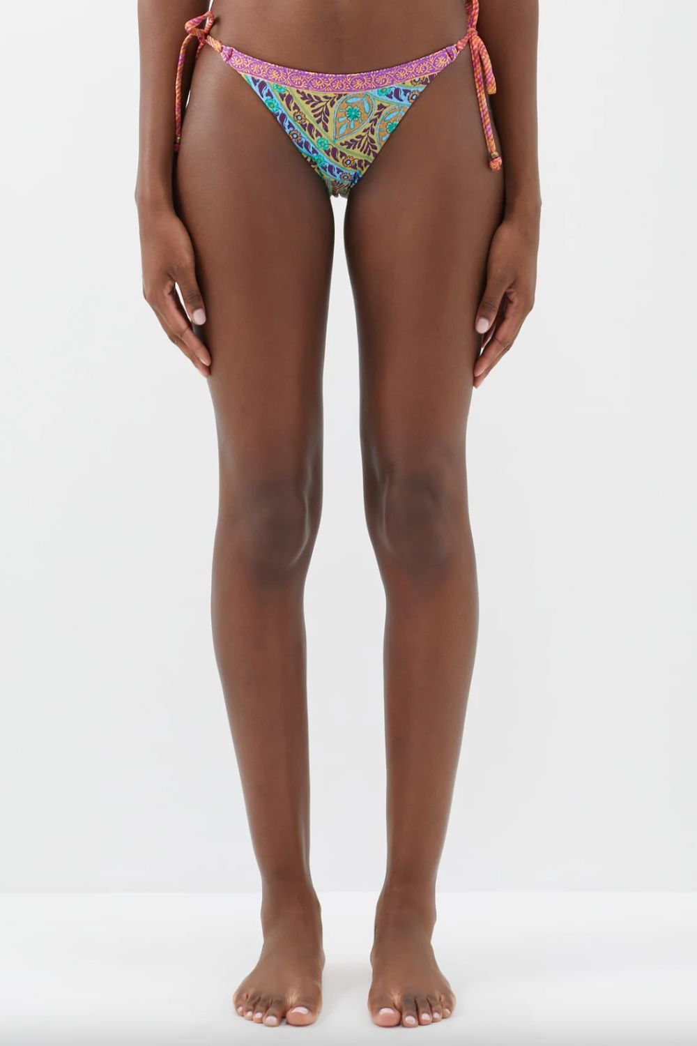 Boteh Es Canar printed recycled-fibre bikini briefs