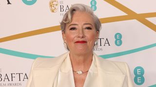 Emma Thompson attends the EE BAFTA Film Awards 2023 at The Royal Festival Hall on February 19, 2023