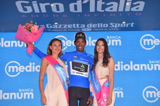 Daniel Teklehaimanot claimed the mountains jersey on the Giro d'Italia's second stage.