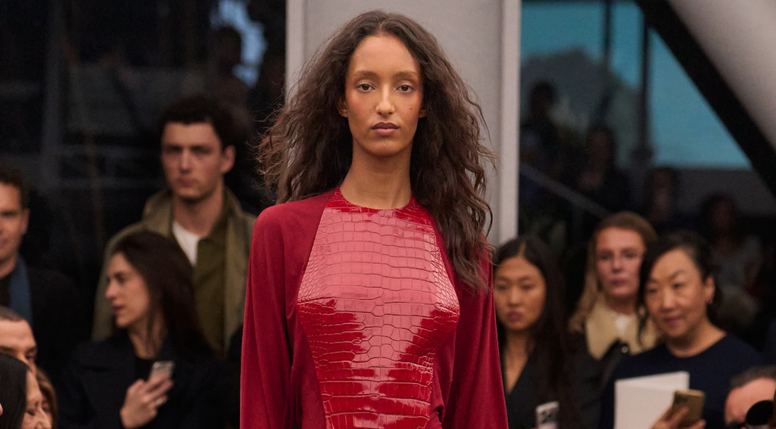 Mona Tougaard walks in Pieter Mulier Alaia A/W 2026 runway show