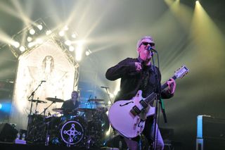 The Mission live on stage at Brixton Academy on October 22, 2011