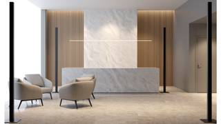 A chic lobby using the Spatial Space Kit.