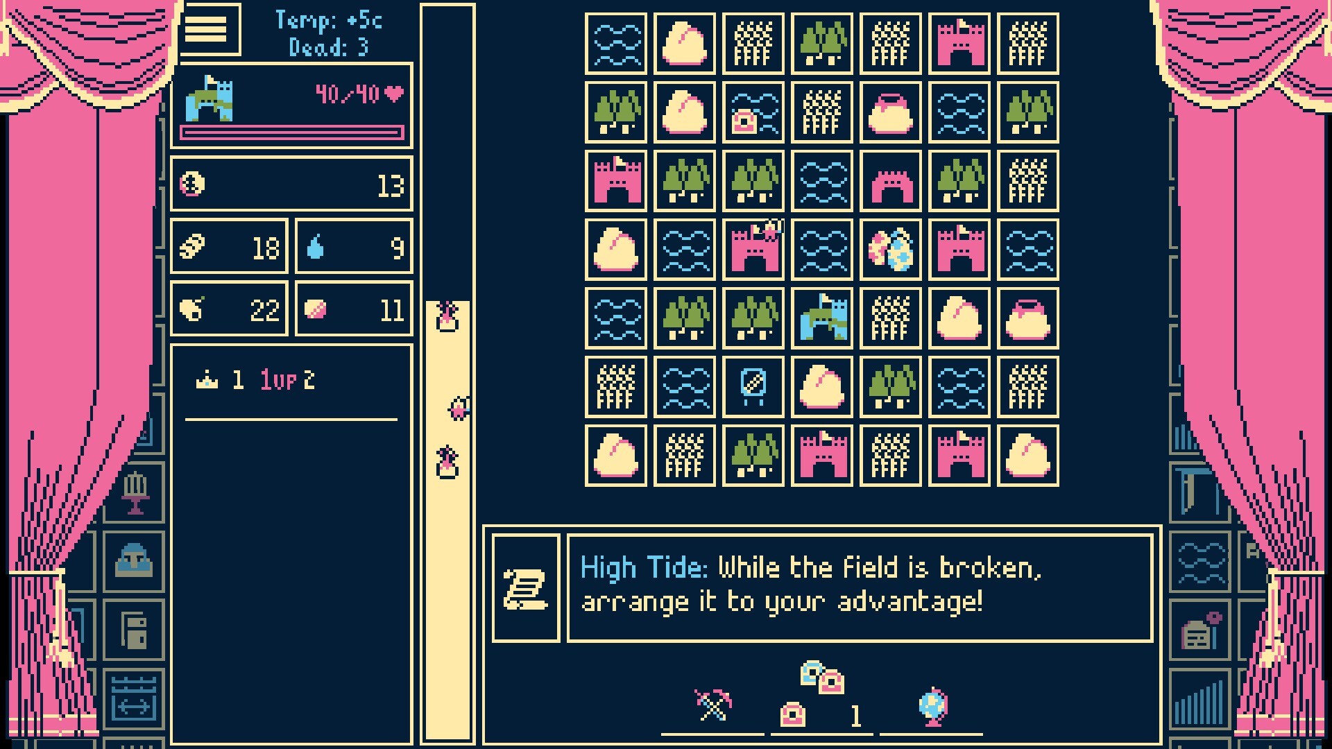 A match-three puzzle