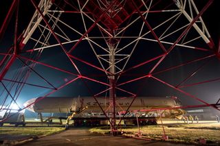 Antares Rocket Rollout