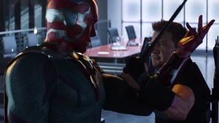 Jeremy Renner in Captain America: Civil War.