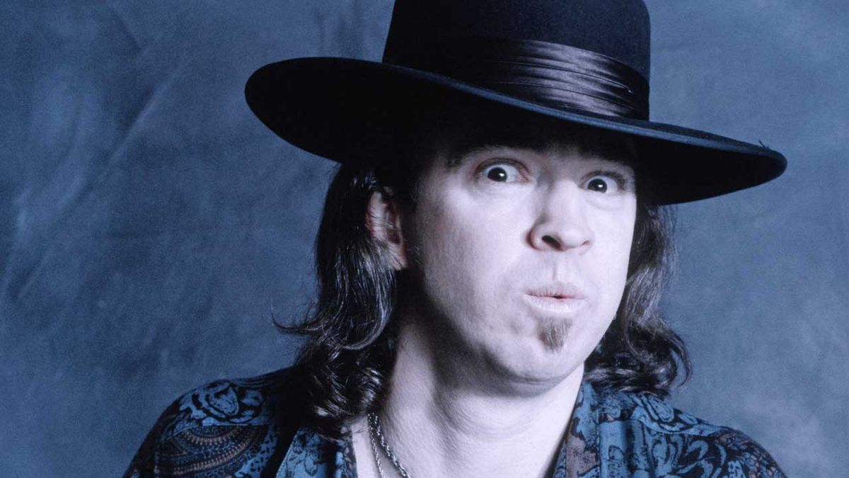 Stevie Ray Vaughan studio portrait