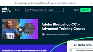 Website screenshot for SkillShare