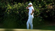 Haotong Li has a nightmare on the 13th hole at the Masters