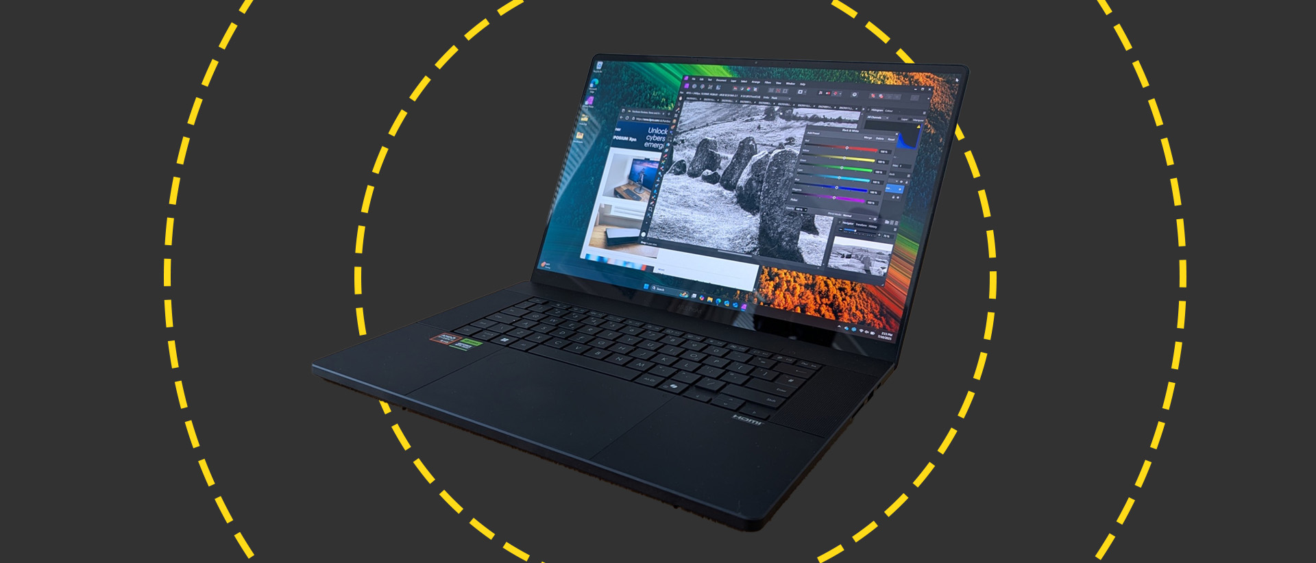 The Asus ProArt 16 on the ITPro background