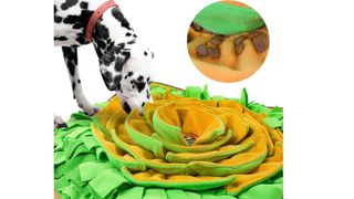 RundA Snuffle Mat for Dogs, 17'' x 21'' Dog Snuffle Mat