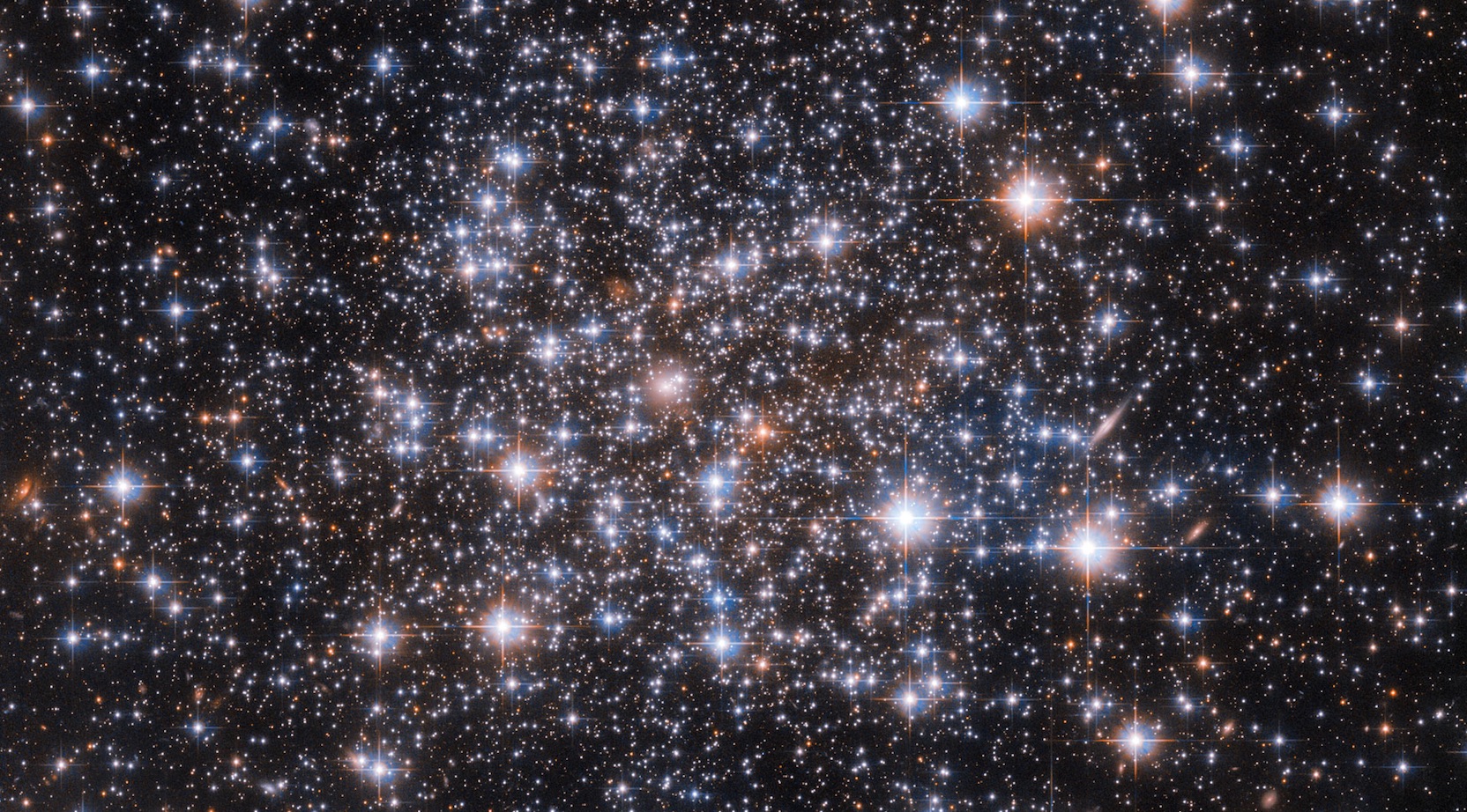 Hubble Space Telescope starstruck by a cluster Space