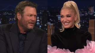 Blake Shelton and Gwen Stefani on The Tonight Show Starring Jimmy Fallon