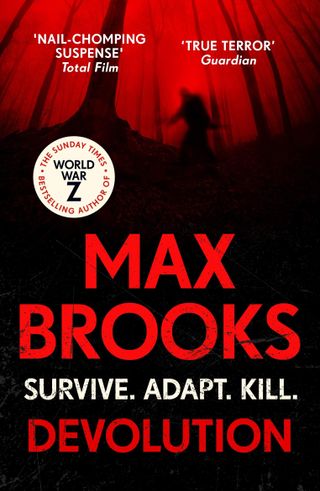 The cover of Max Brooks's novel Devolution.