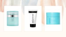 Collage of three of the best night creams for oily skin featured in this guide from Kate Somerville, The INKEY List, and TULA