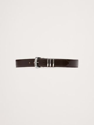 Fiori leather statement belt