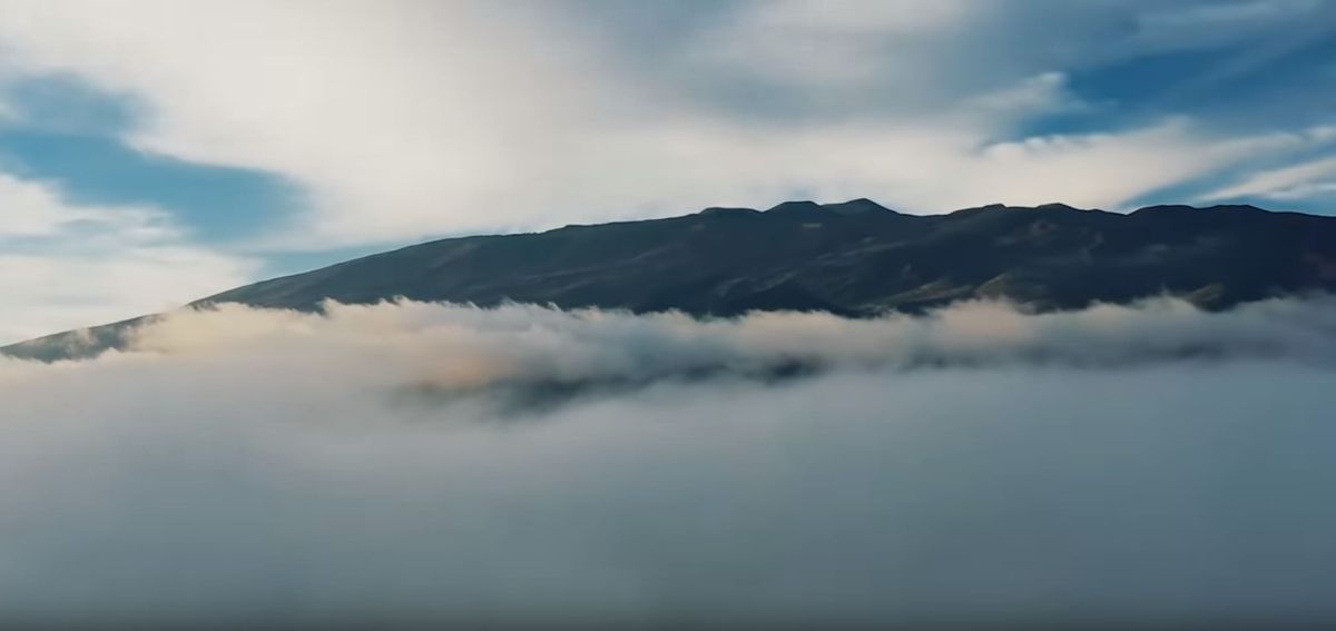 A view of Maunakea in Hawaii, captured in a video published by the community of Maunakea protesters called Pu&#039;uhonua o Pu&#039;uhuluhulu in December 2019.