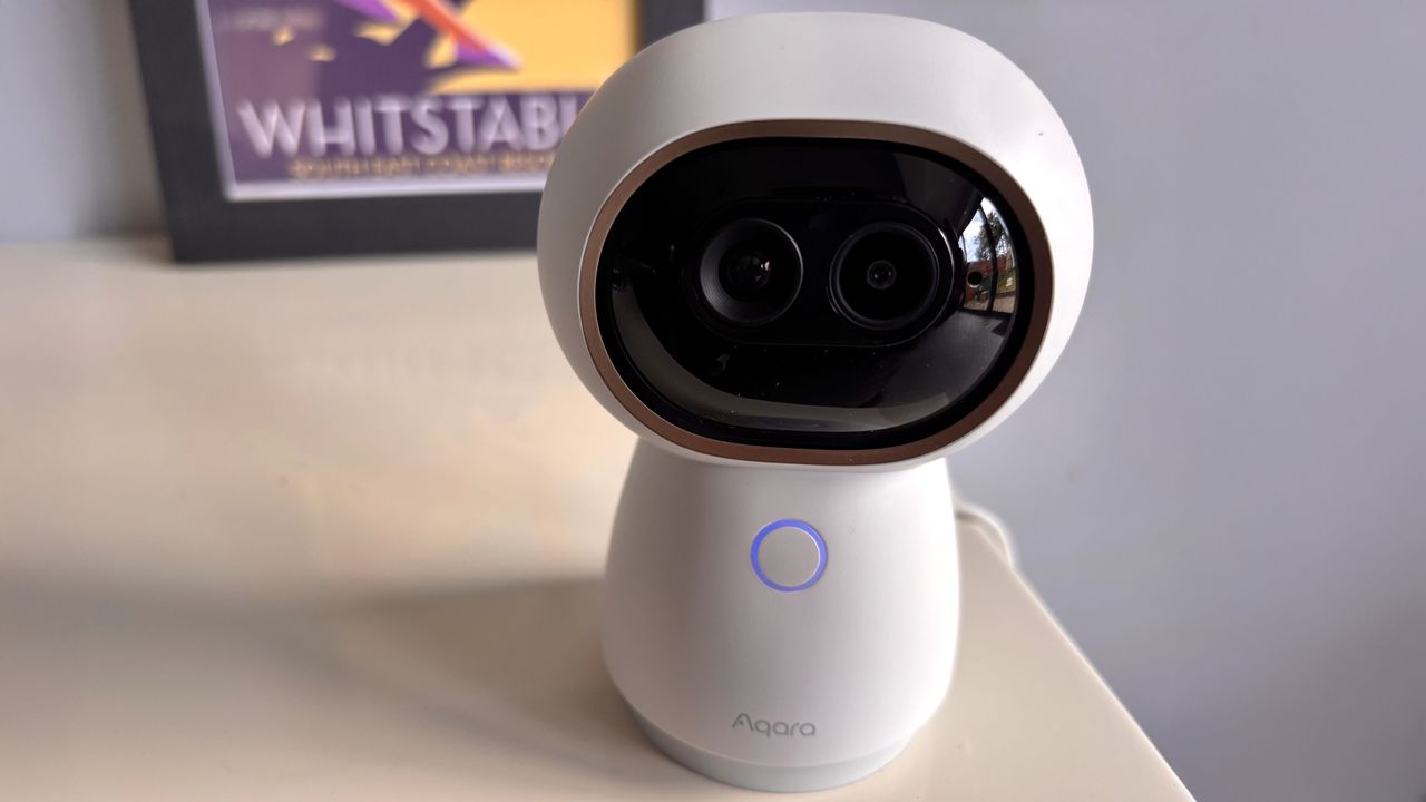 Aqara Camera Hub G350 security camera with 'rabbit ears' removed