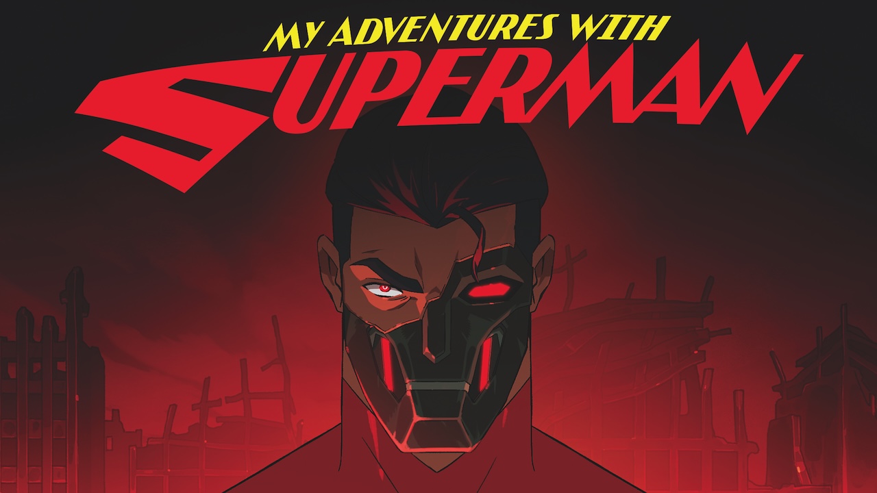 Cyborg Superman on poster for My Adventures with Superman Season 3