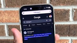 Google AI Overview disregard broken