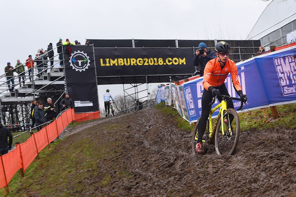 Lars van der Haar on the Valkenbug course