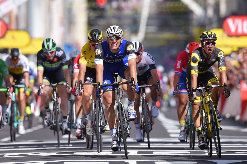 Neither Marcel Kittel or Bryan Coquard knew immediately who won the stage into Limoges