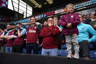 Burnley fans face up to the prospect of relegation