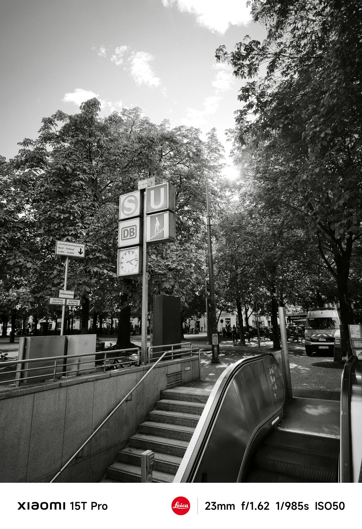 The entrance to a U barn station in Munich