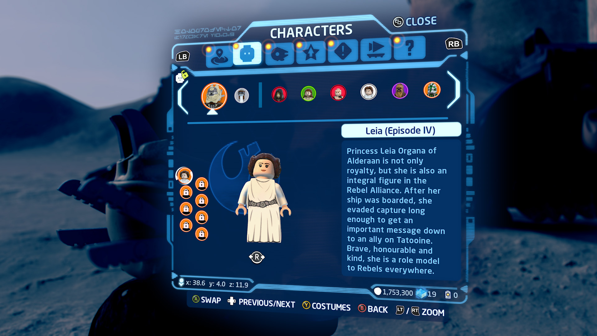 Lego Star Wars The Skywalker Saga characters