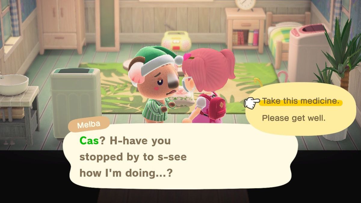 Animal Crossing New Horizons What to do if a villager gets sick iMore