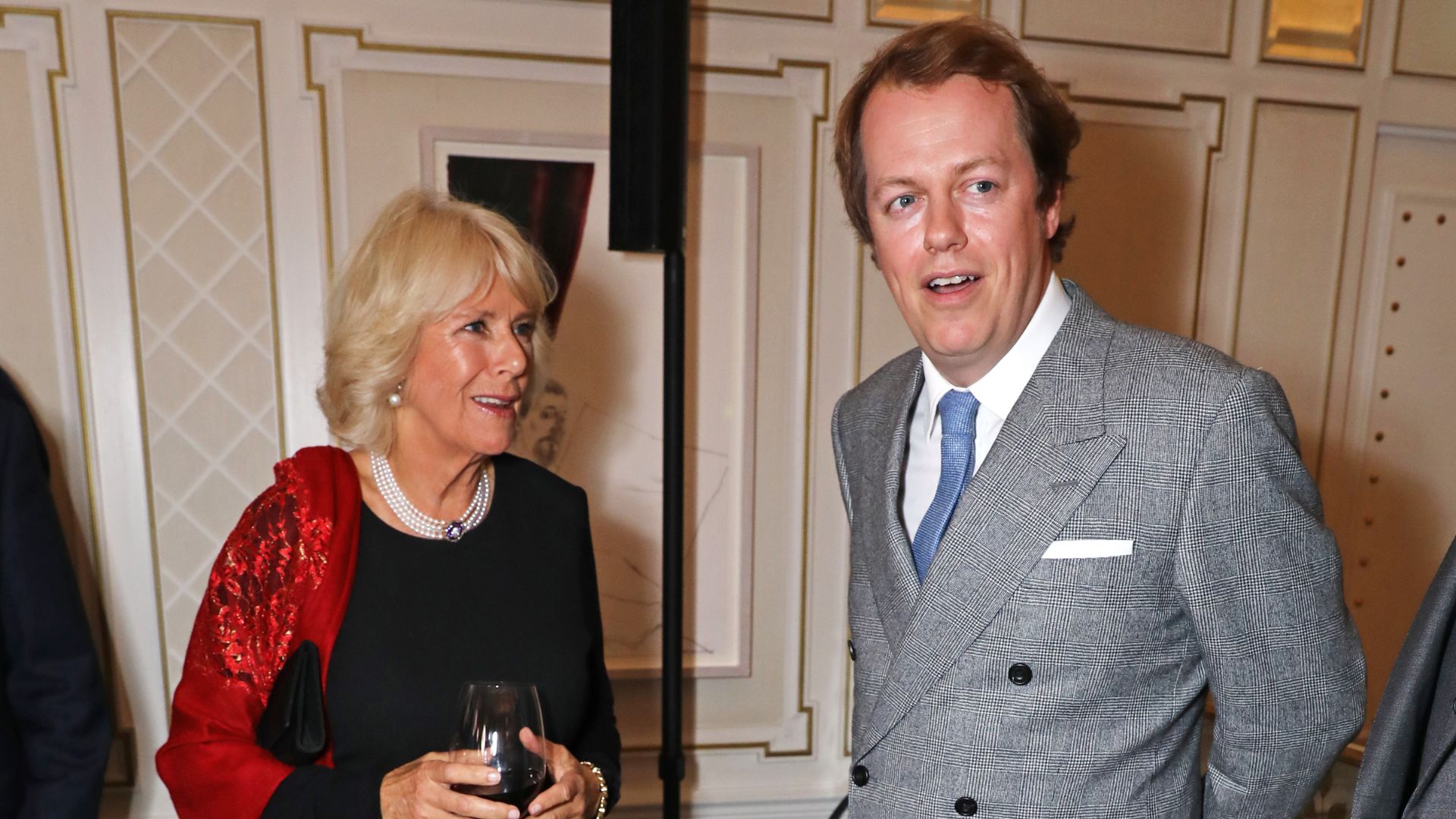 Queen Camilla and Tom Parker Bowles