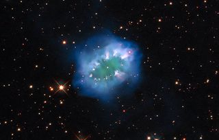 The Necklace Nebula shines like jewelry -- but actually, it's just a load of star farts.