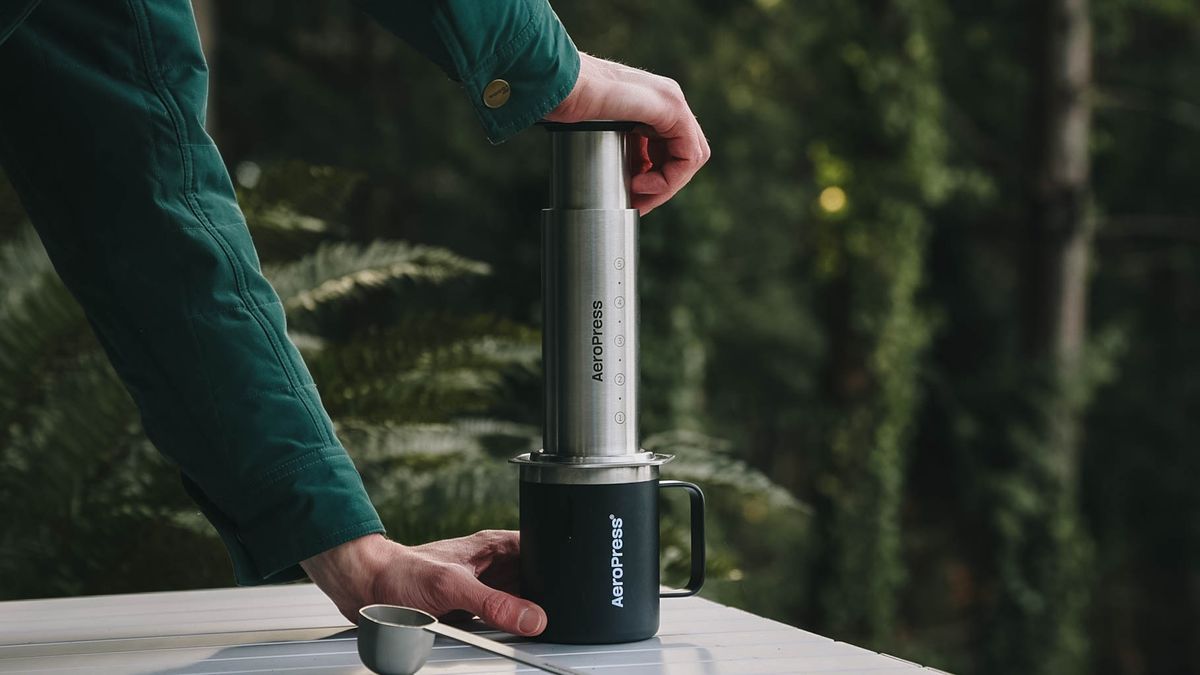 After selling out in record time, the all-metal AeroPress Steel is finally back in stock — and it’s the near-indestructible coffee upgrade your summer camping kit is missing