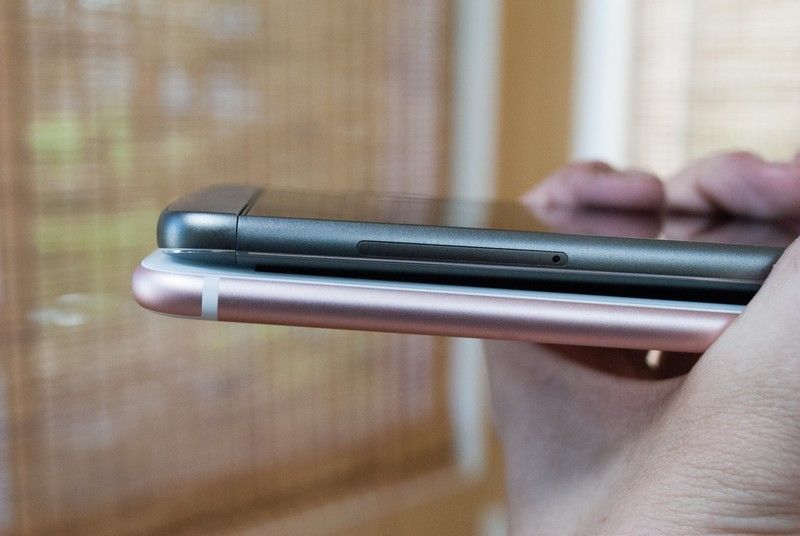 Right side of phones