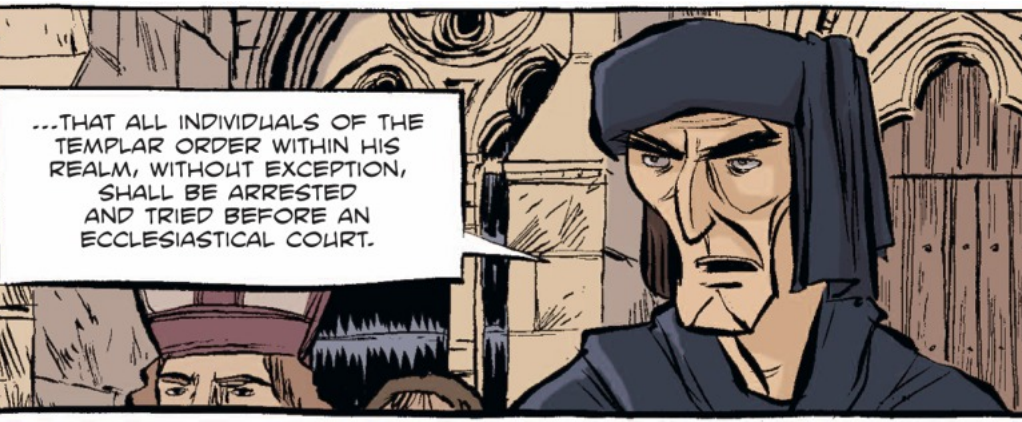 A snippet from The Making of Templar, Jordan Mechners graphic novel