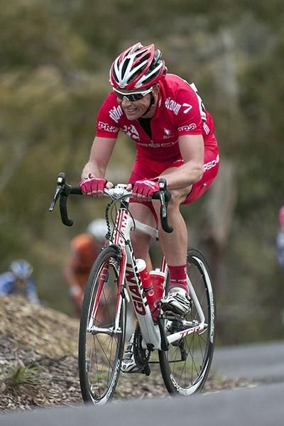 Drapac Porsche's David Pell struggled to play any major part in the stage and finished in 21st place nearly five minutes behins stage winner Cameron Peterson (Virgin Blue/RBS Morgans).