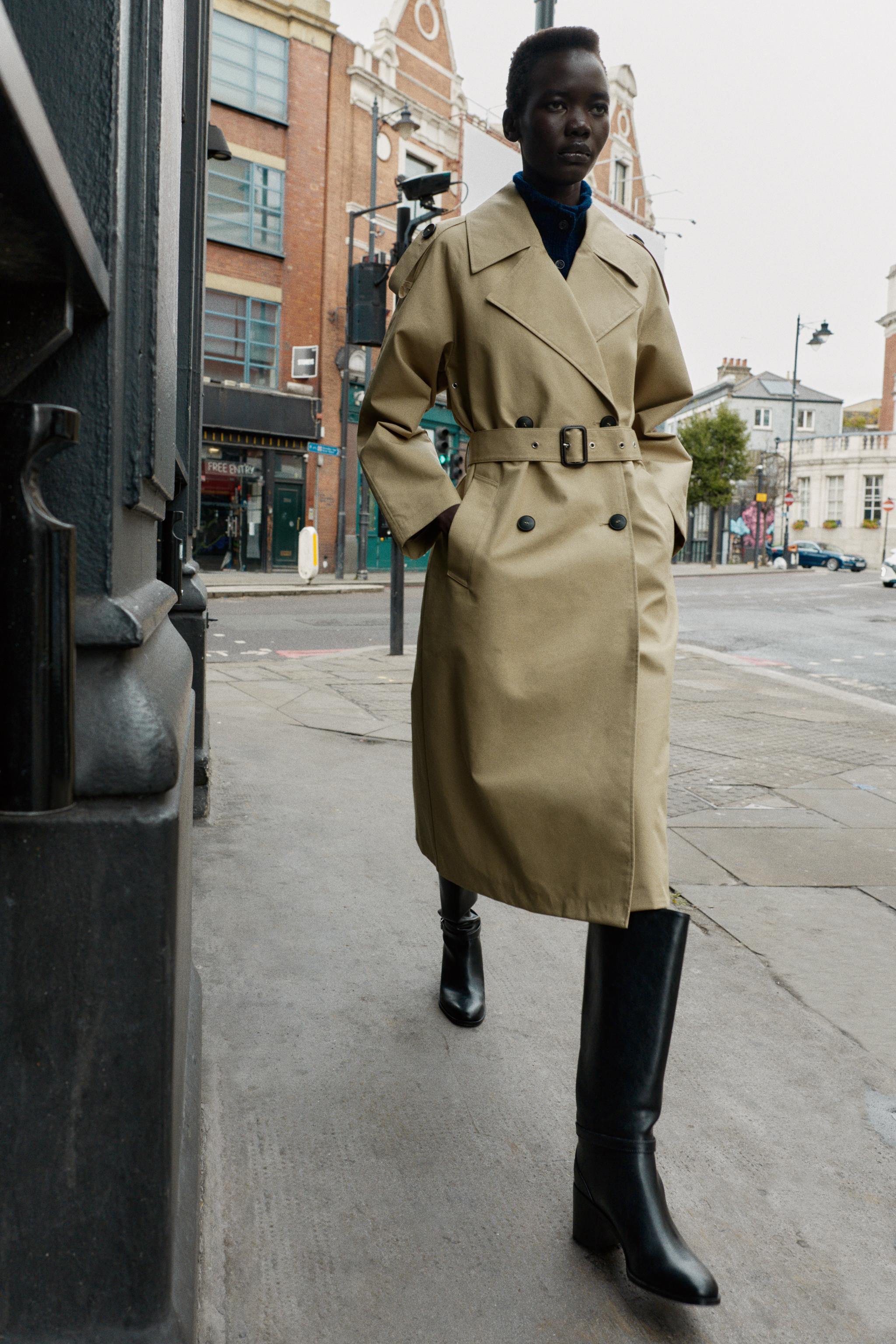 Trench Coat With Belt