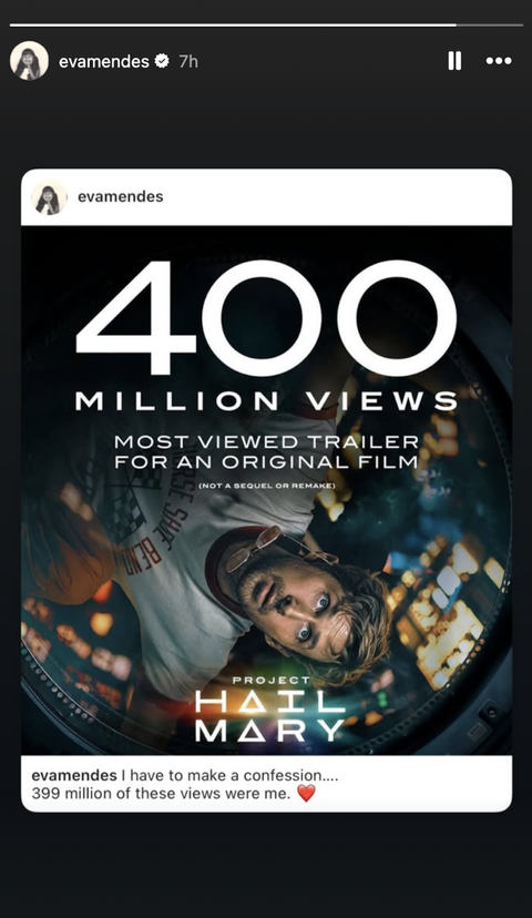 Eva Mendes Once Again Proved Why She And Ryan Gosling Are Couple Goals, Thanks To Her Humorously Sweet Take On Project Hail Mary’s Big Accomplishment