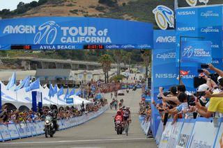 Jens Voigt (RadioShack Leopard) gets the win on Stage 5 into Avila Beach