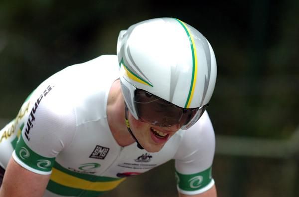 Alexander Morgan (Australia) would finish fourth in the junior men's time trial world championship.