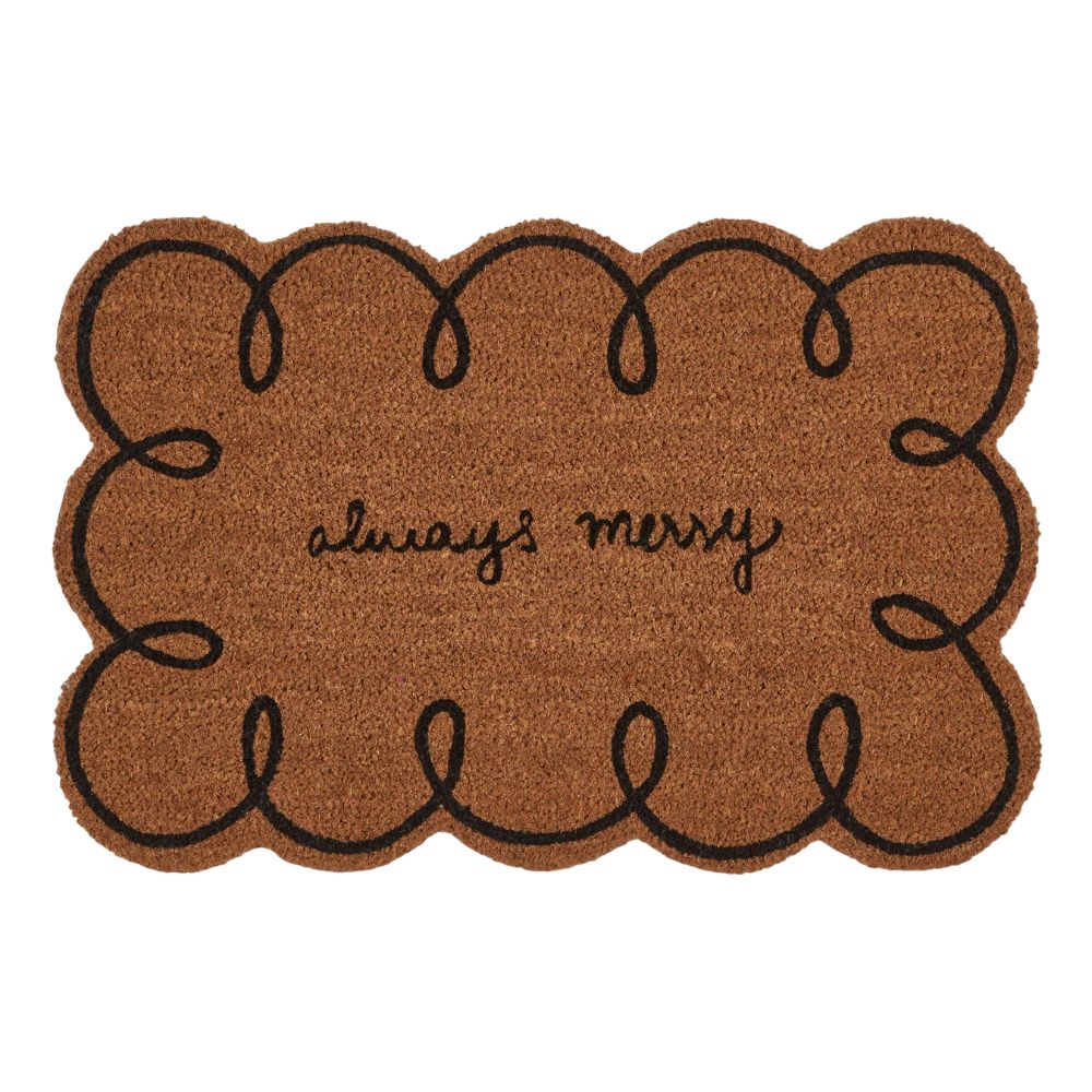 Always Merry Coir Doormat