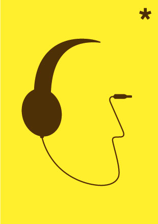 Sound & Vision yellow poster