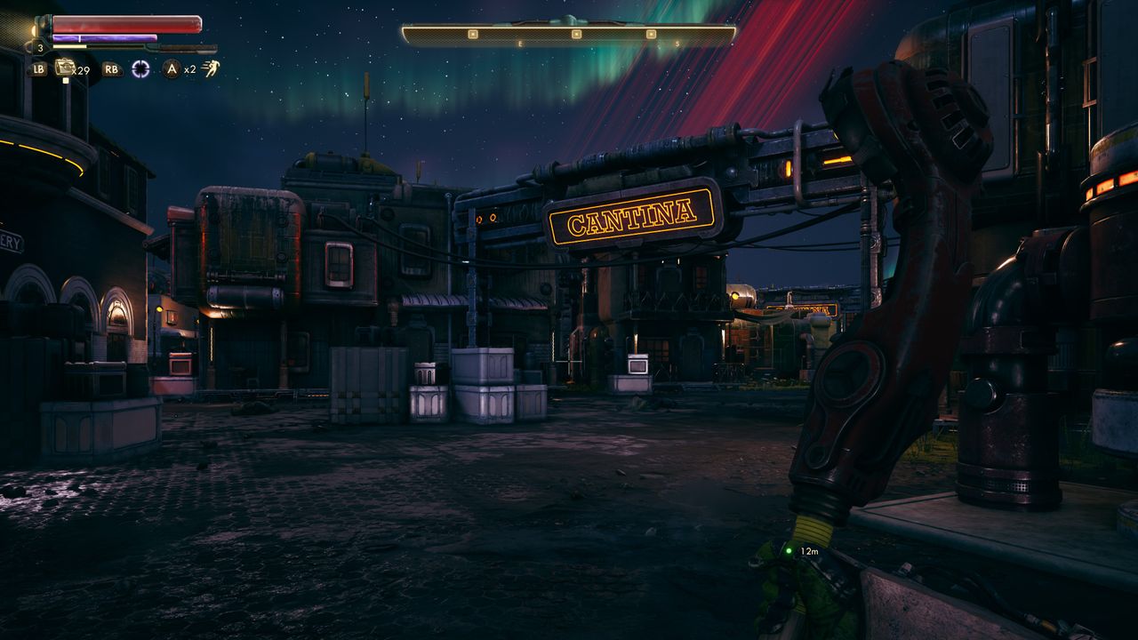 Screenshot of The Outer Worlds Spacer's Choice Edition.