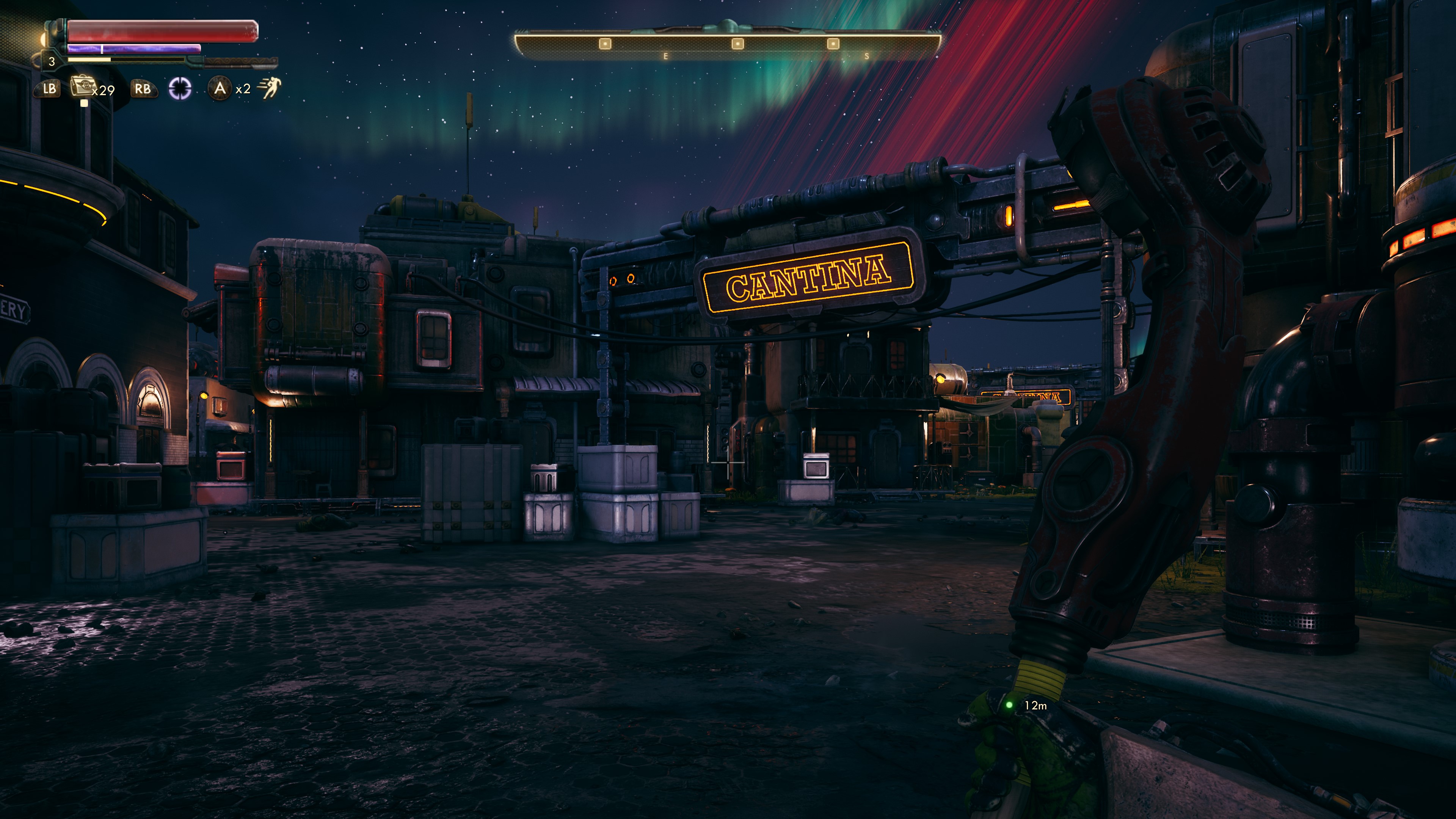 Captura de tela da The Outer Worlds Spacer's Choice Edition.